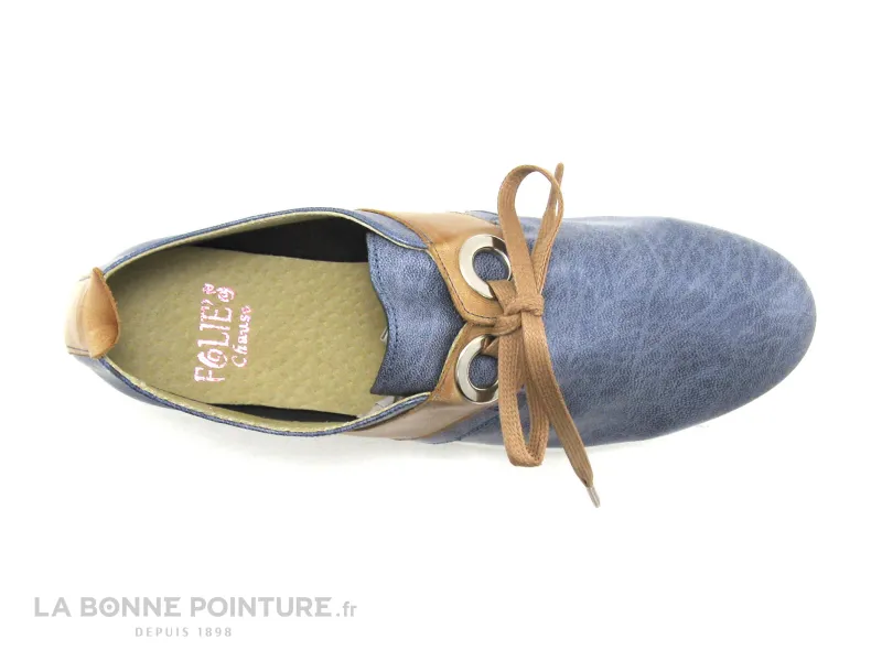 Achat chaussures Folie's Femme Chaussure basse / Derby, vente Folies ZAFIR Bleu - Chaussure basse Femme