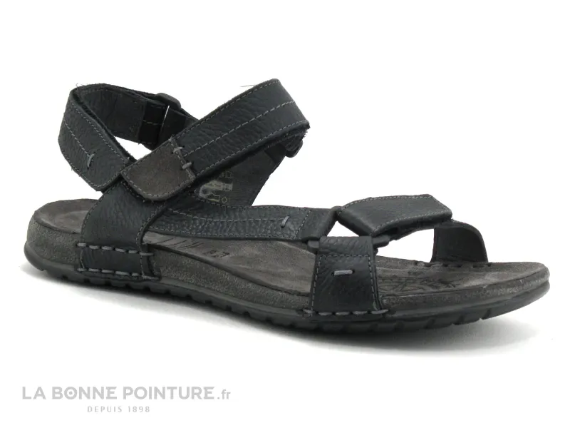 Achat chaussures GreenHill Homme Sandale et Nu-pieds, vente Green Hill 30370 noir - Anthracite - Sandale cuir Homme