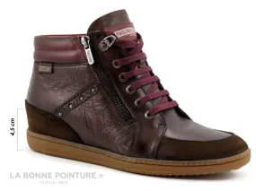 Achat chaussures Pikolinos Femme Chaussure montante, vente Pikolinos TAVIRA W8U-8564GX Beet Olmo - Chaussure montante