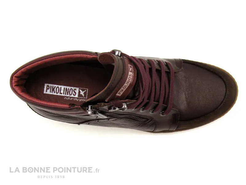 Achat chaussures Pikolinos Femme Chaussure montante, vente Pikolinos TAVIRA W8U-8564GX Beet Olmo - Chaussure montante