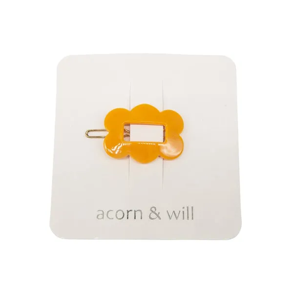 Acorn & Will Barrette à cheveux rectangulaire festonnée - Trouva