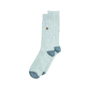 Alfredo Gonzales - Chaussettes en laine grise et bleue