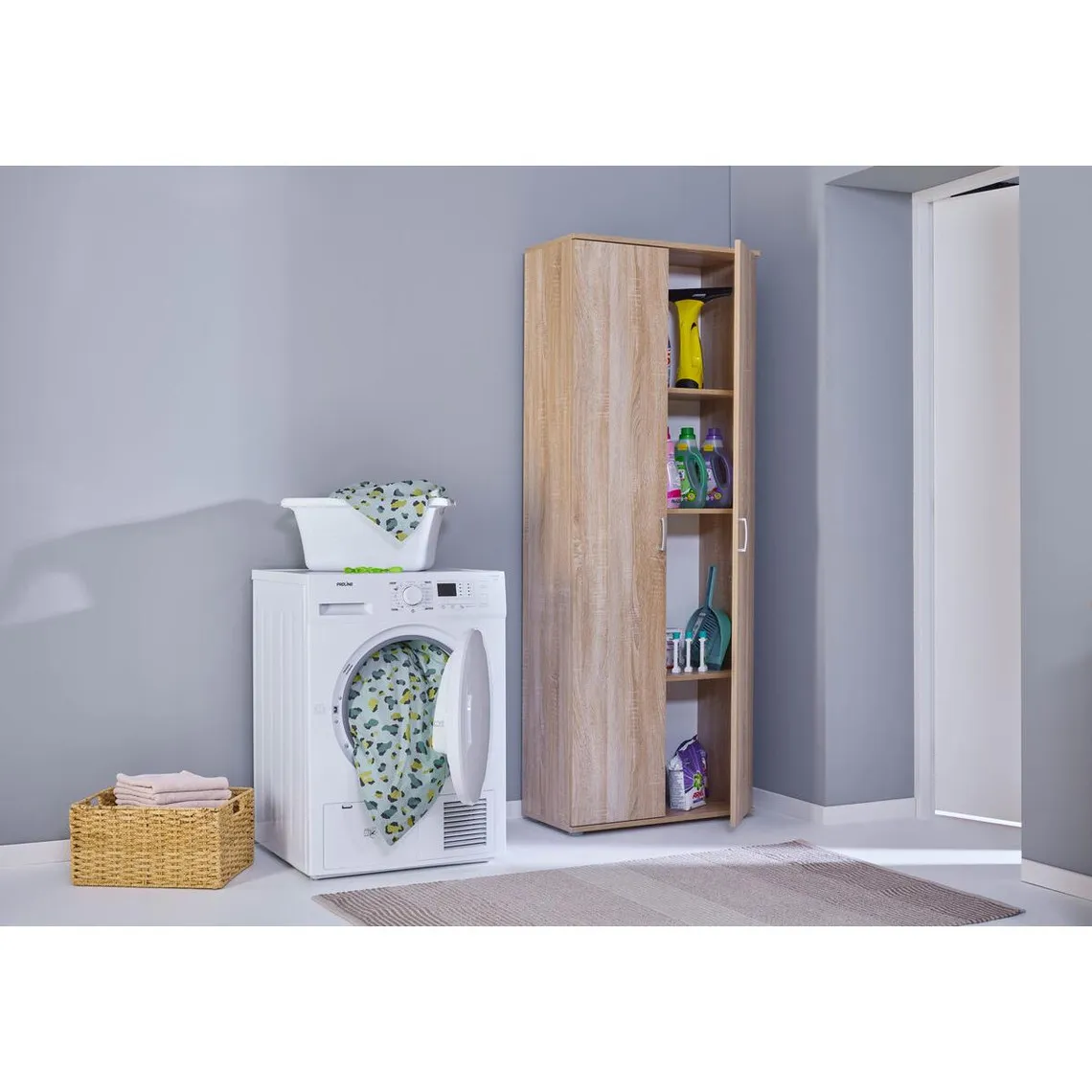 Armoire d'entretien GALLO imitati chêne sono | 3 Suisses