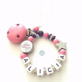Attache tétine princesse