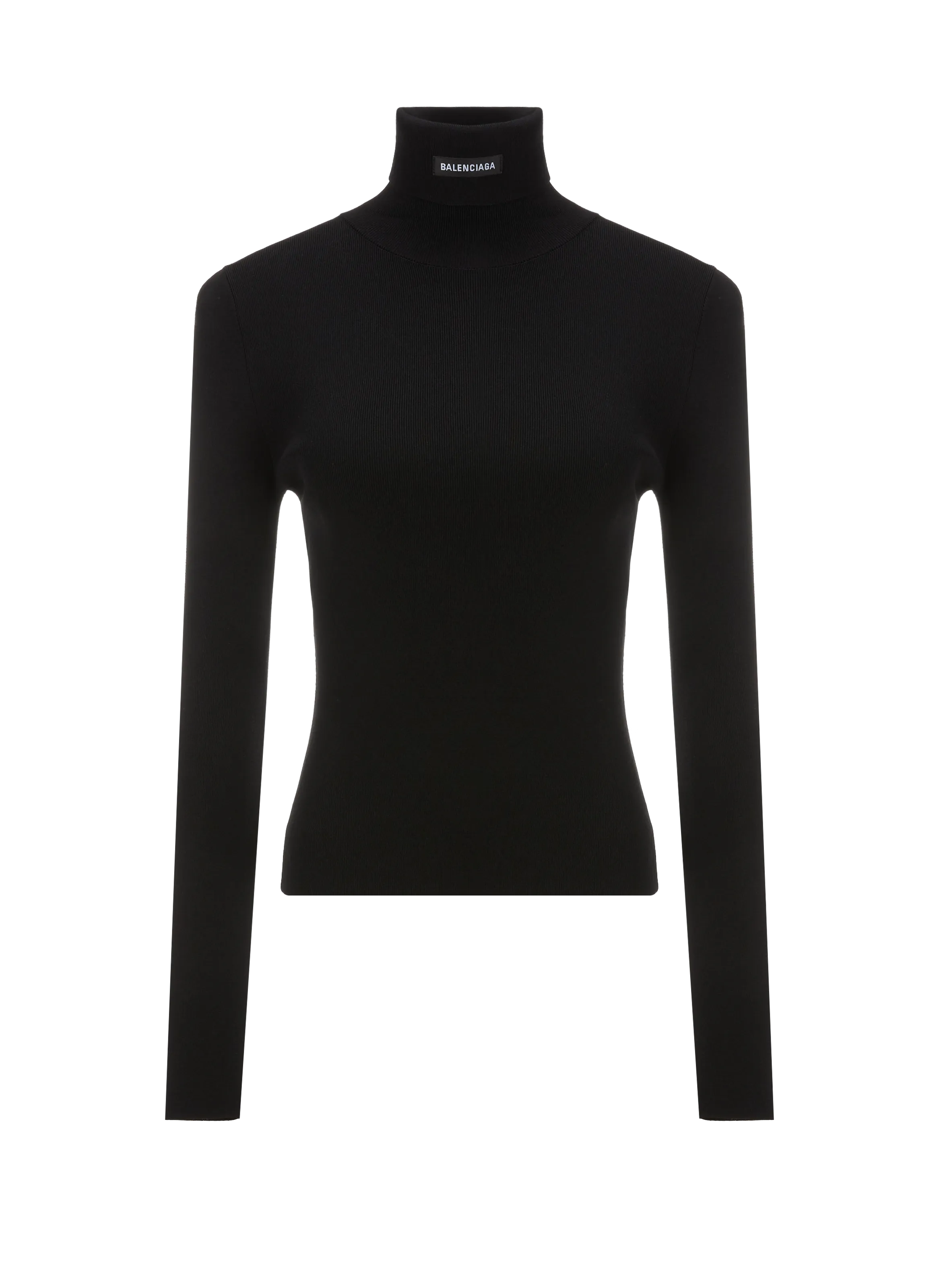 BALENCIAGA  Pull col roulé - Noir