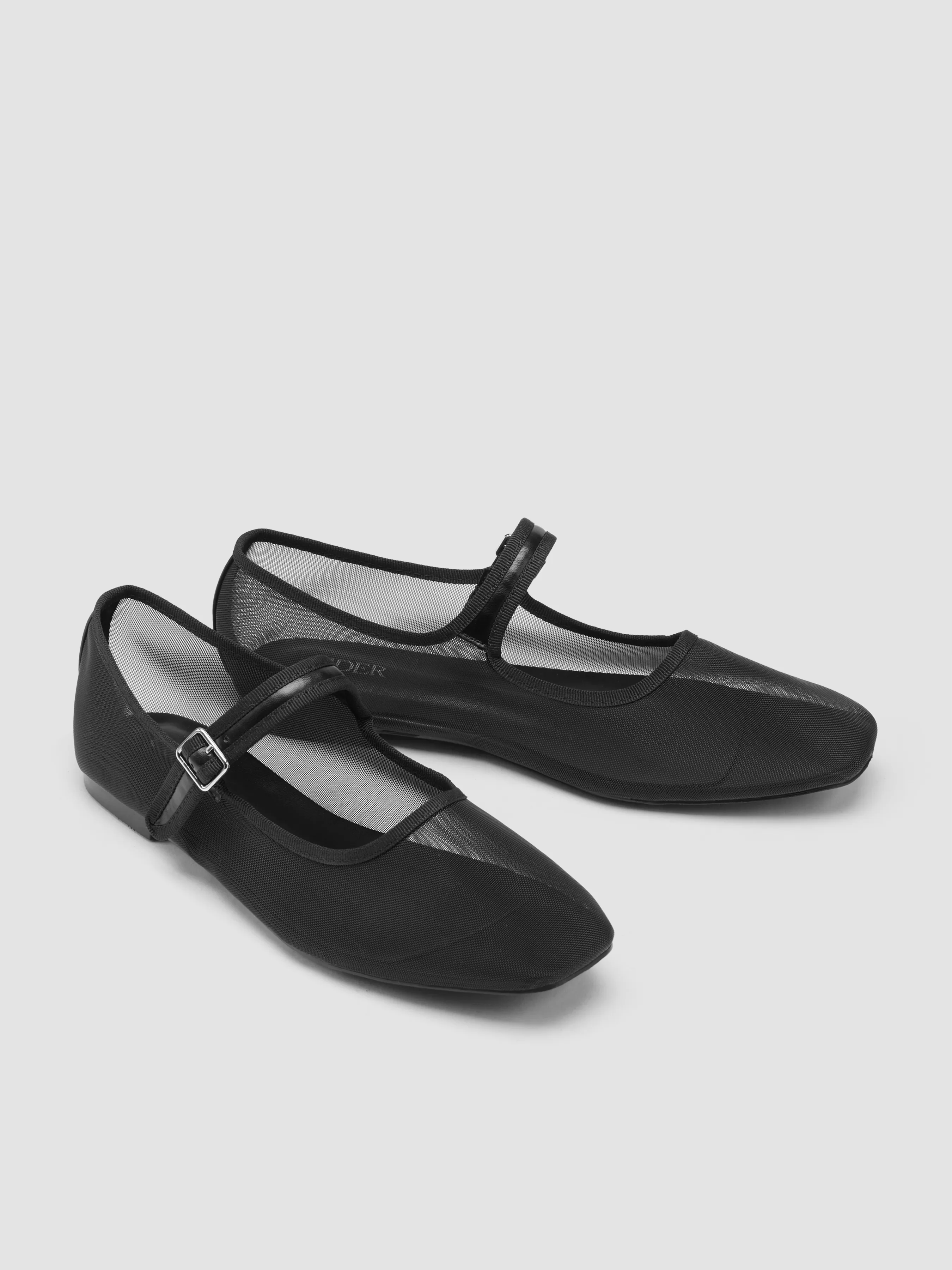 Balletcore Mesh Mary Jane Flats