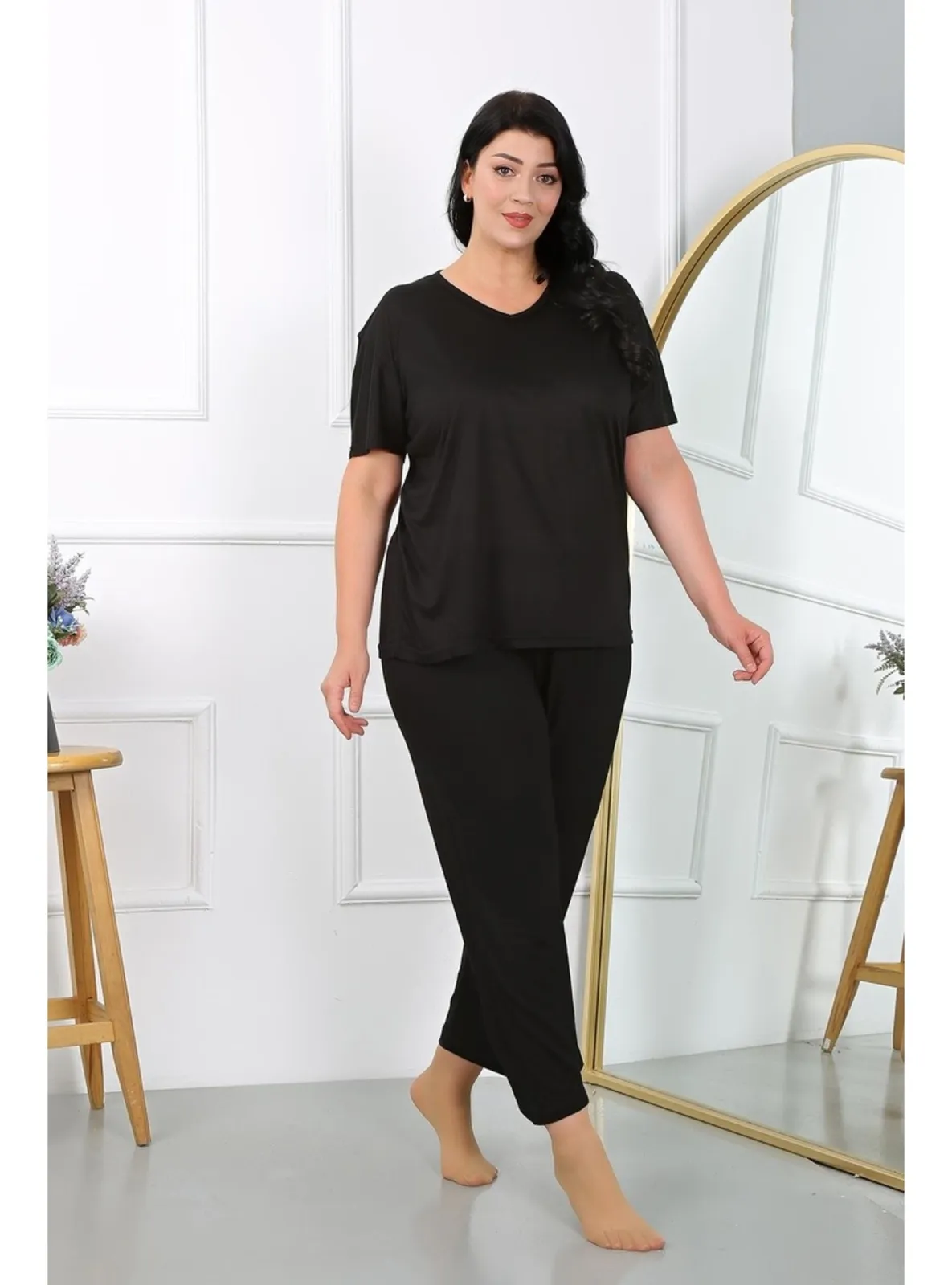 Black - Plus Size Pyjamas