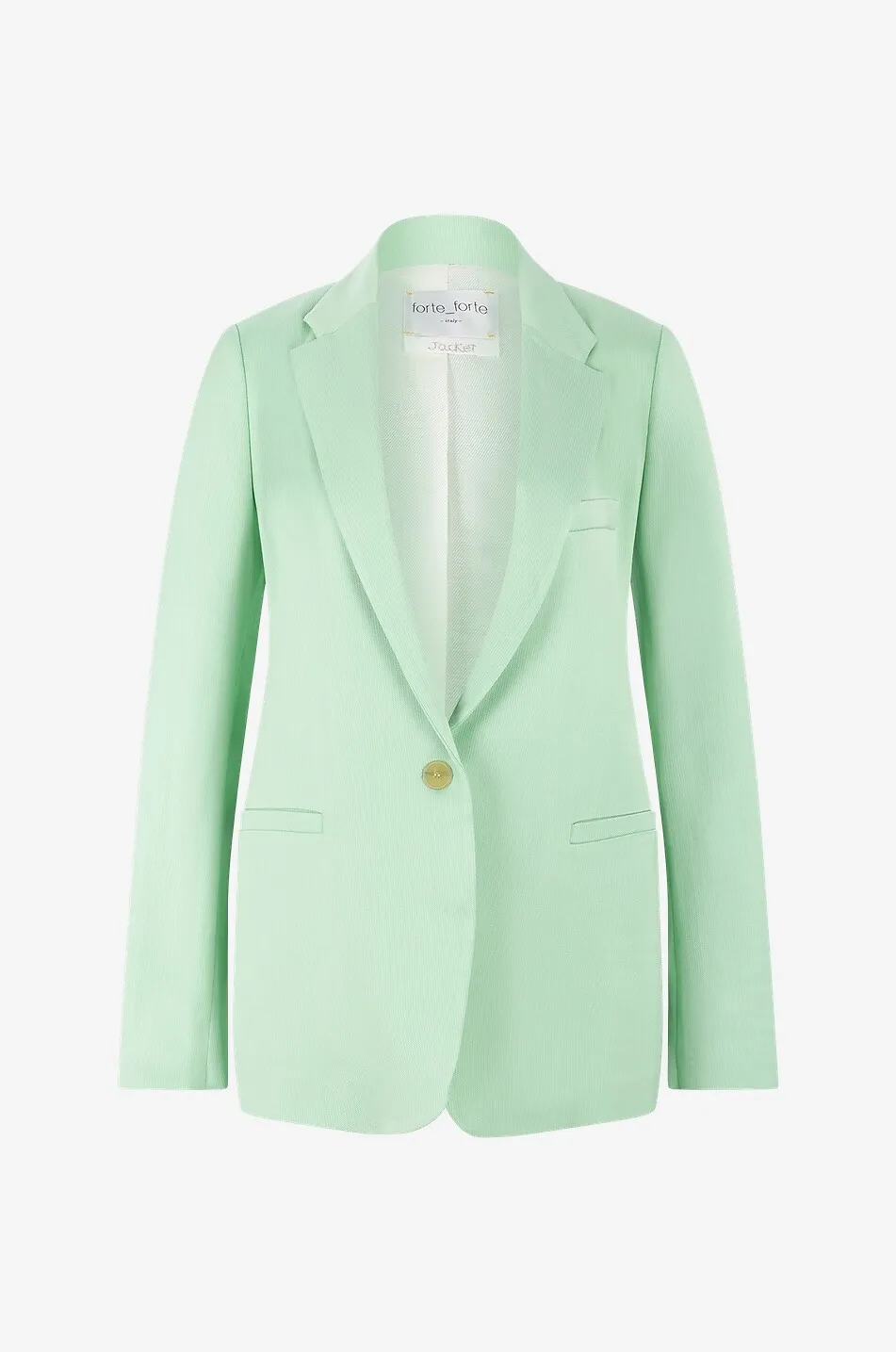 Blazer fluide en tissu flammé