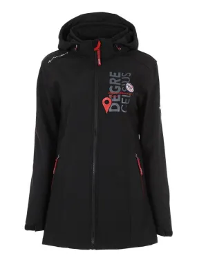 Blouson softshell femme ACALMI - DEGRE CELSIUS - Noir Noir