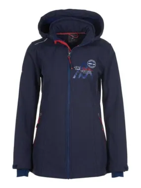 Blouson softshell femme AMONT - PEAK MOUNTAIN - Bleu marine