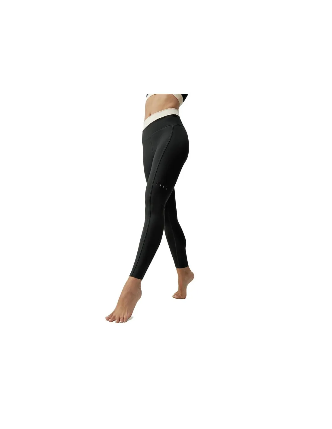 Born Living Yoga Leggings Fiorella Noir/Tapioca Femmes