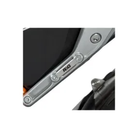 Caches orifices repose-pieds arrière R&G RACING argent KTM 690 Duke/R