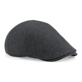 Casquette en laine Melton - B623 - gris foncé 