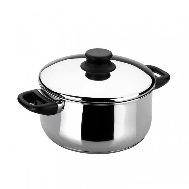Casserole en Acier Inoxydable avec Couvercle Modèle Garinox