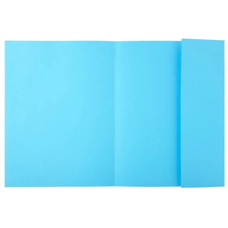 Chemises 250g 1 rabat JURA 250 Carte 240 g Bleu clair - Paquet de 50