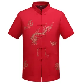 Chemises Chinoises Hommes Kung-Fu Dragon