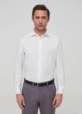 Chemises Élégantes Homme | 100% cotton regular fit shirt Blanc optique | OVS