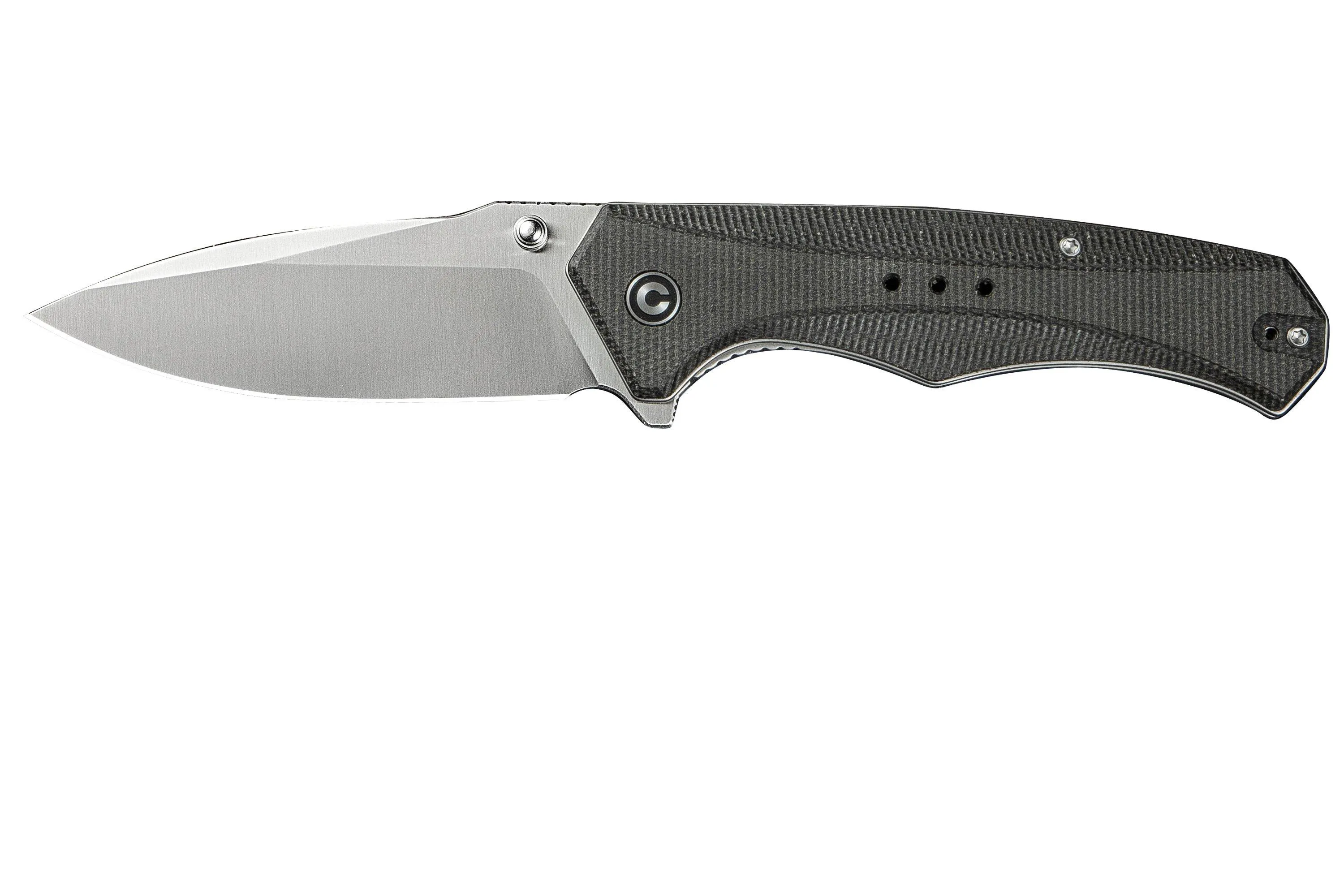 Civivi Photonix C23081B-3 Satin 14C28N, Dark Green Canvas Micarta, couteau de poche
