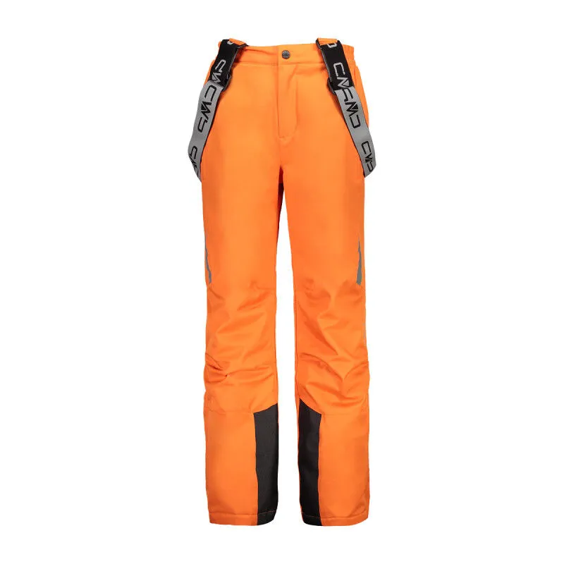 CMP Boy's ski salopettes in a twill-patterned fabric - Pantalon ski enfant