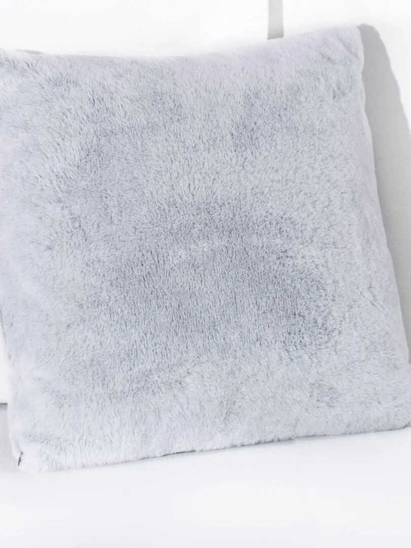 Coussin fausse fourrure 'MOUNTAIN' 'TODAY' - Blanc