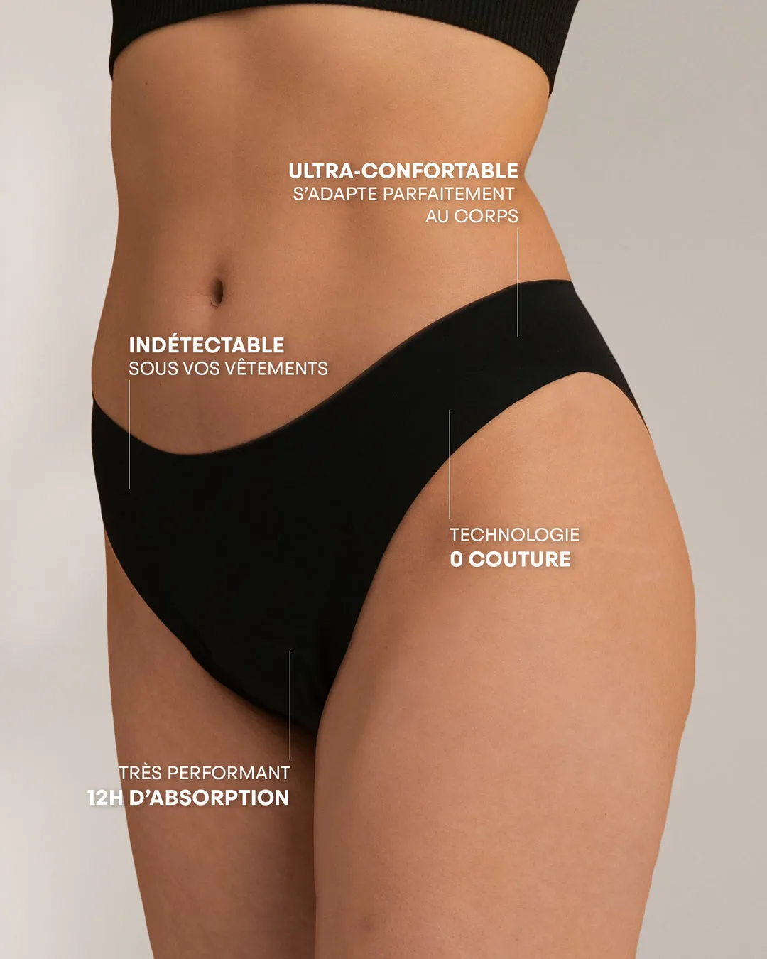 Culotte Menstruelle Parfaite  - Flux Abondant