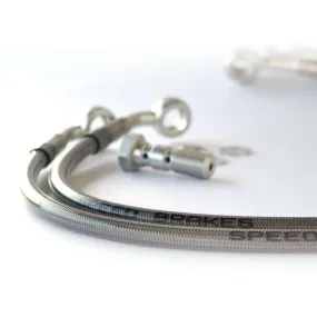 Durite de frein arrière d'aviation SPEEDBRAKES carbone/raccord noir Ducati 748
