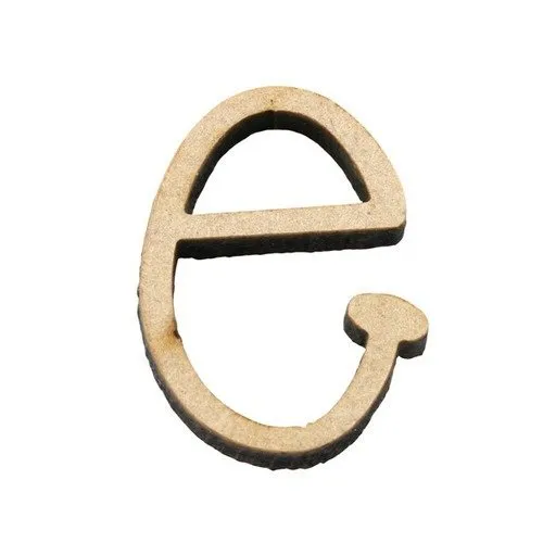 E lettre mdf 2.8x0.4cm