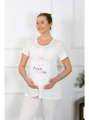 Ecru - Maternity Pyjamas