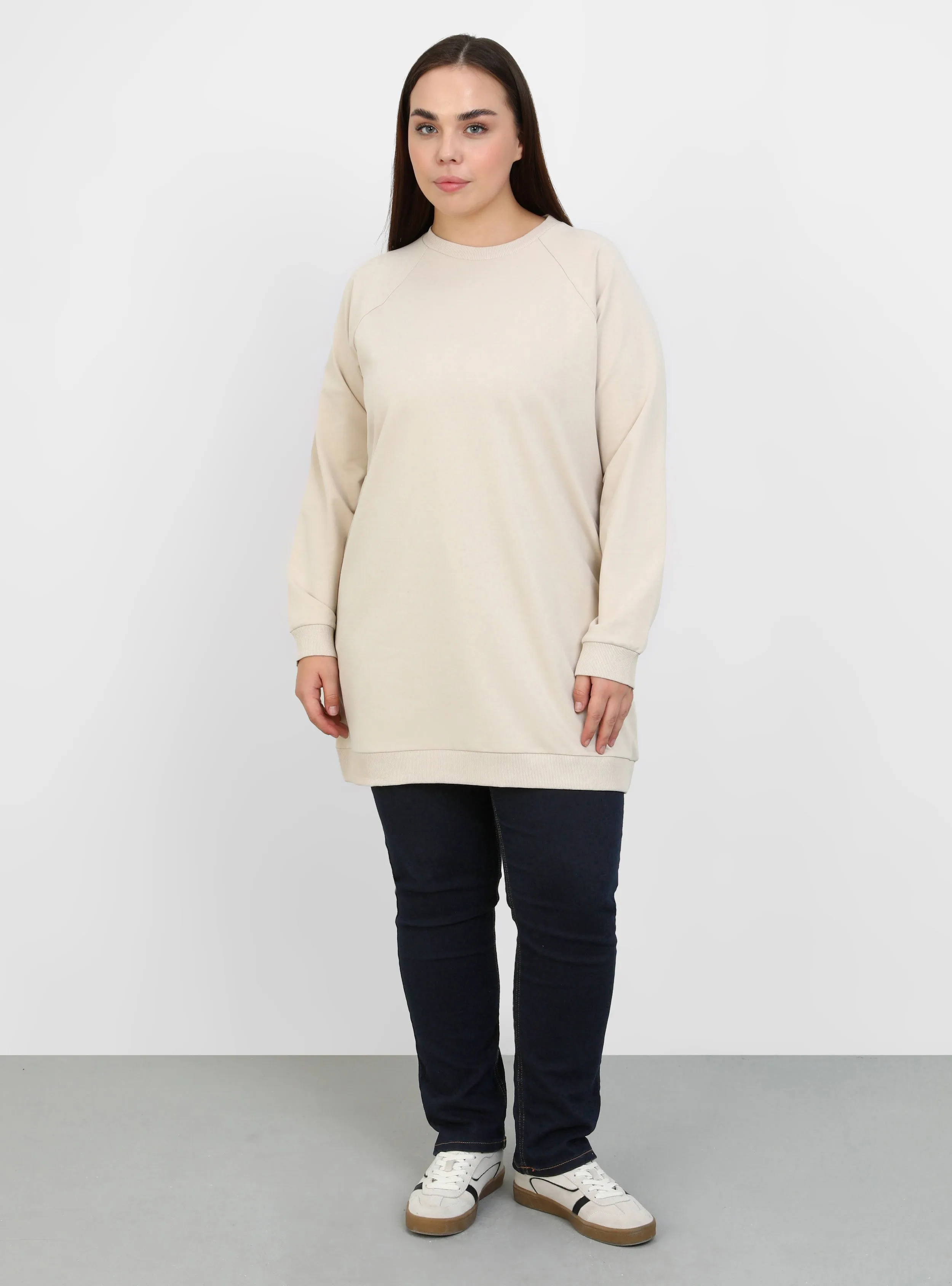 Ecru - Plus Size Sweatshirts