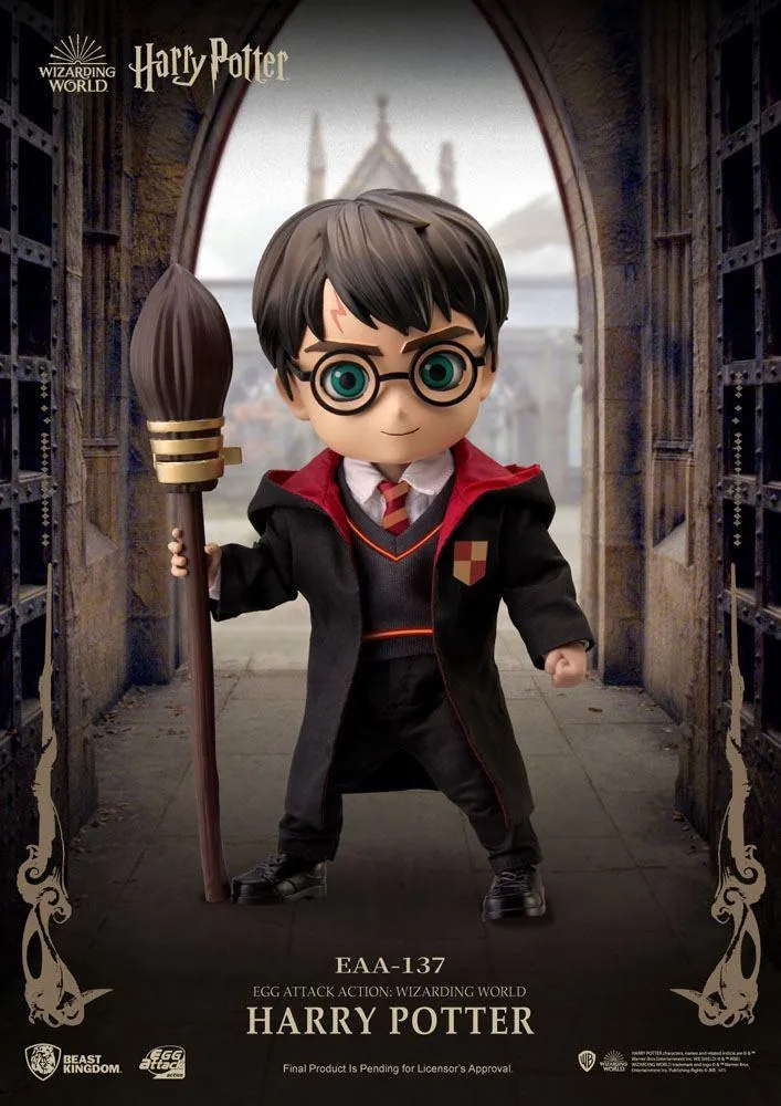 Figurine egg attack action 11cm Harry Potter & Hedwige