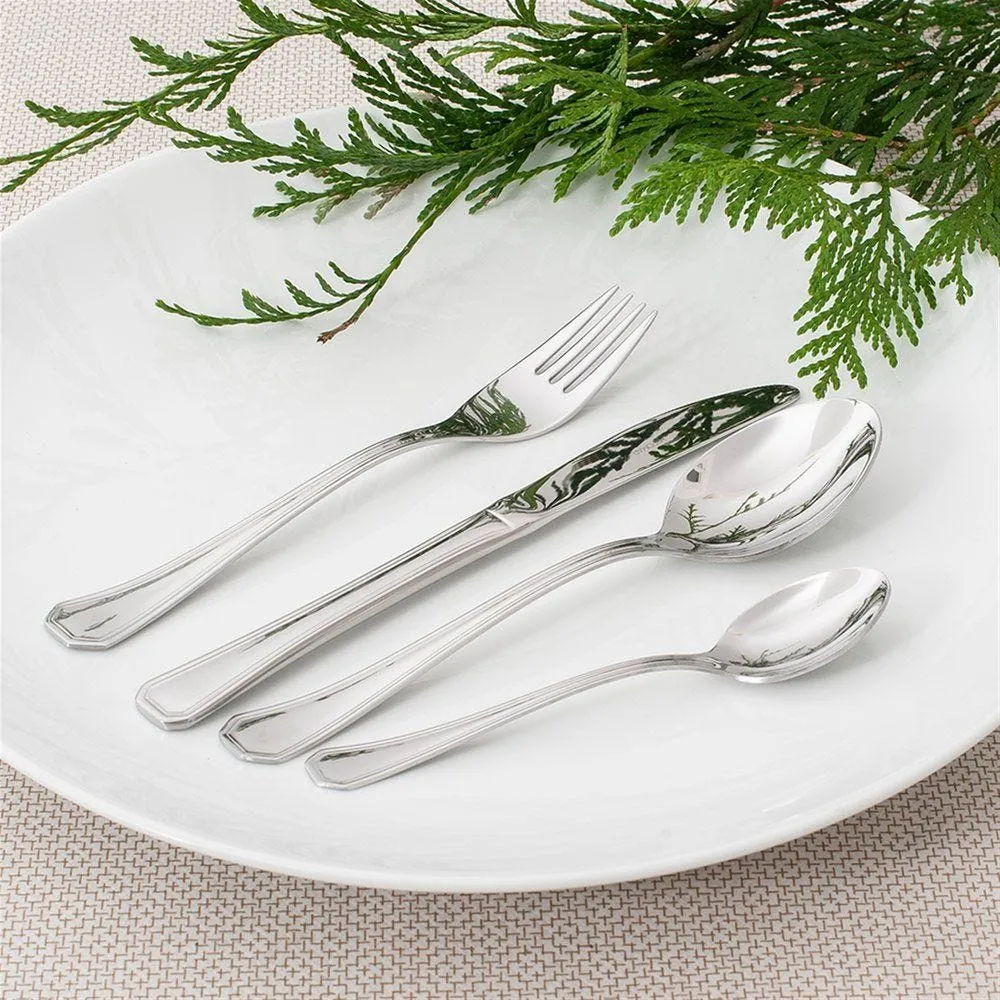 Fourchettes Coral 19,5cm acier argent - par 12