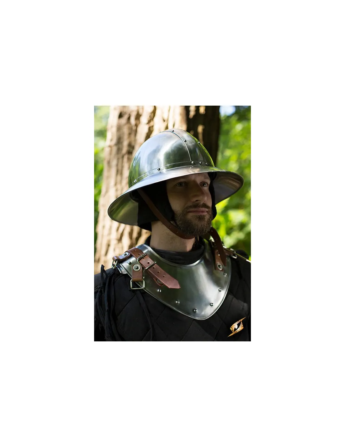 Gorgerin de guerrier médiéval ajustable ⚔️ Boutique Épées