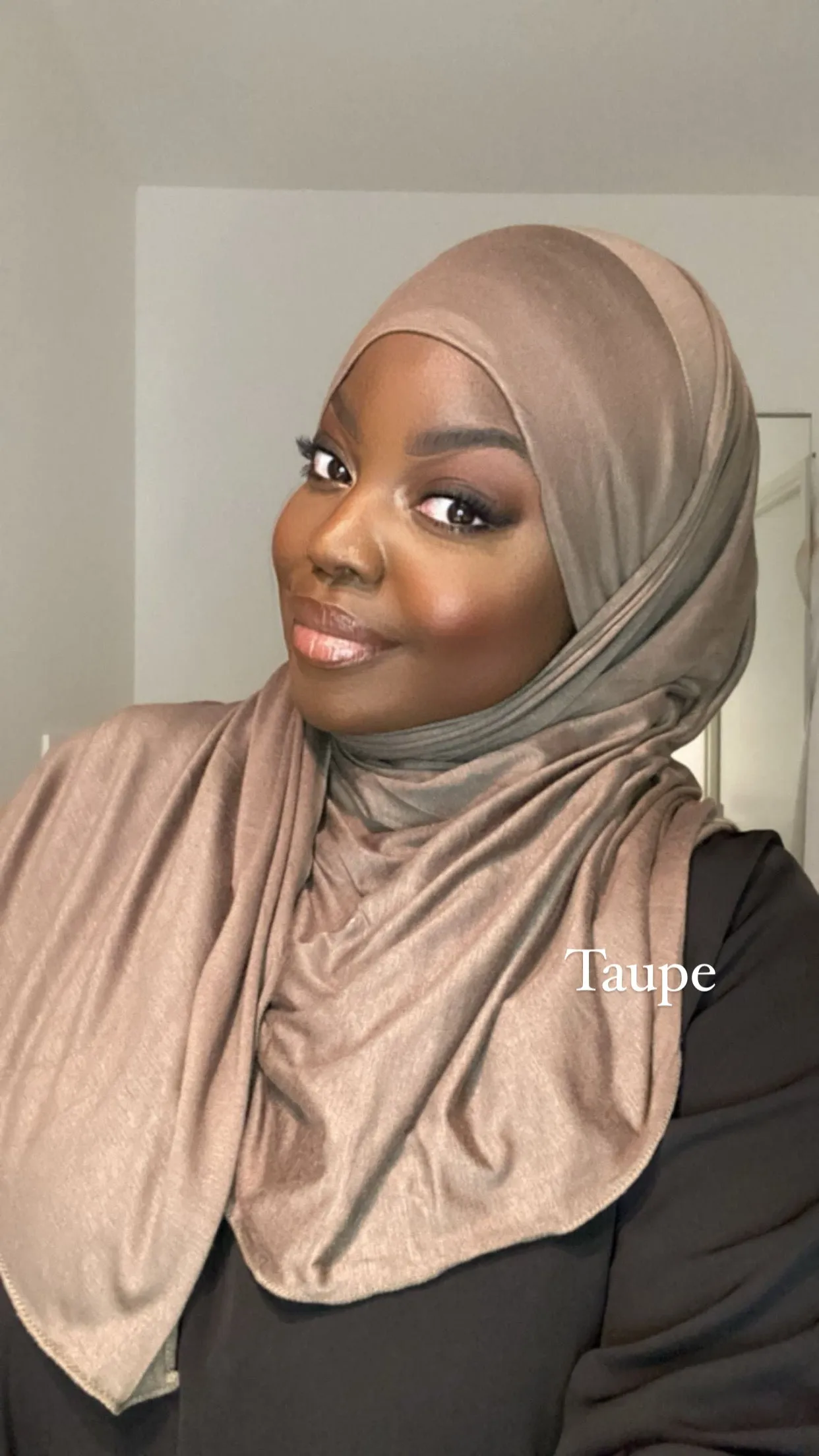 Hijab à enfiler jersey viscose_Bonnet Rond