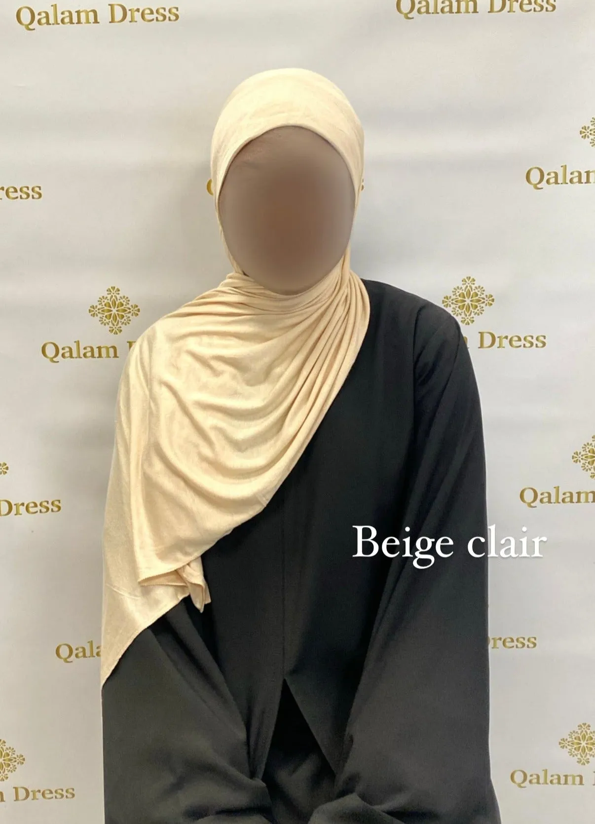 Hijab à enfiler jersey viscose_Bonnet Rond