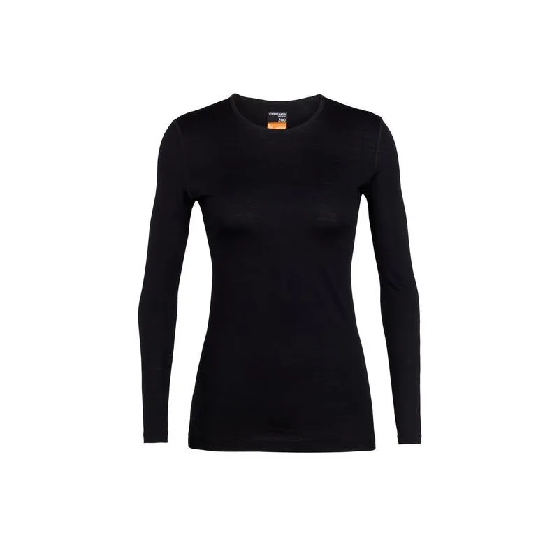 Icebreaker 200 Oasis Long Sleeve Crewe - Sous-vêtement mérinos femme I Hardloop | Hardloop