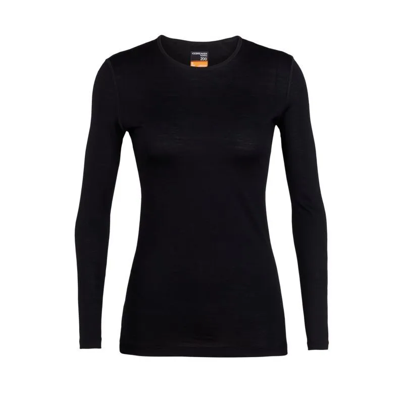 Icebreaker 200 Oasis Long Sleeve Crewe - Sous-vêtement mérinos femme I Hardloop | Hardloop