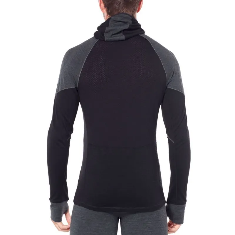 Icebreaker Bodyfitzone 260 Zone Long Sleeve Half Zip Hood - Sous-vêtement mérinos homme I Hardloop | Hardloop