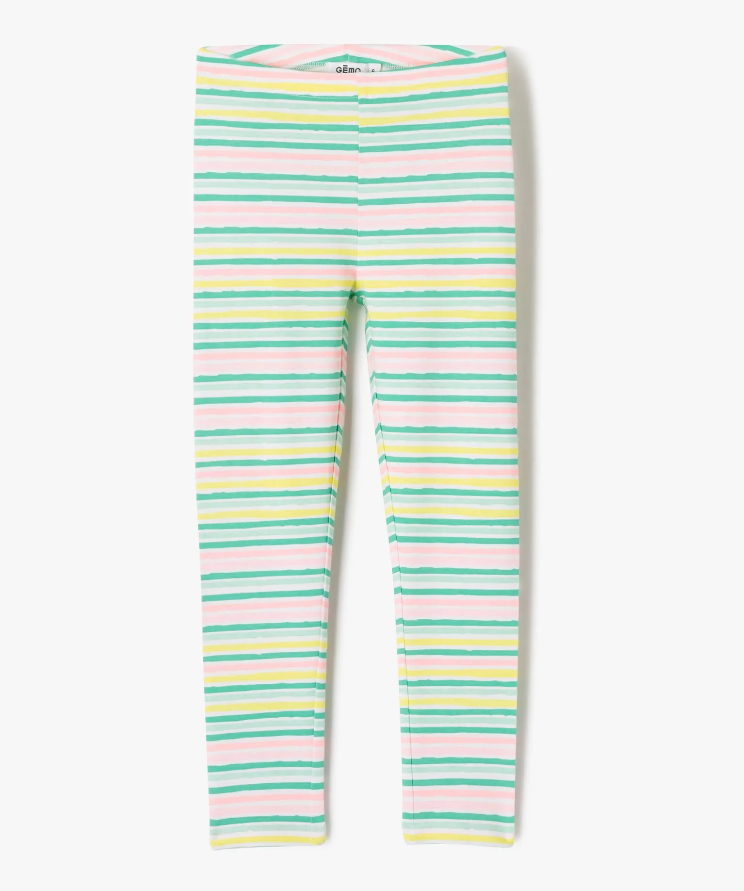 legging long imprime fille beige leggings