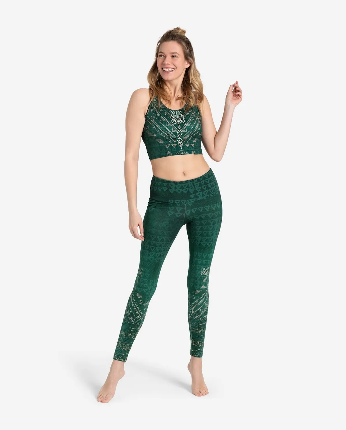 Leggings Buddhi Smaragd ⋆ Bella Green ⋆ Nachhaltige Mode