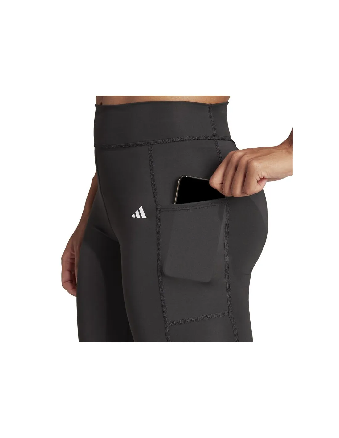 Leggings de Fitness adidas Essentials Optime 7/8 Femme Noir