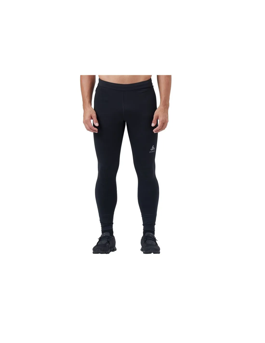 Leggings de Running Collant Odlo Essential Warm Homme Noir