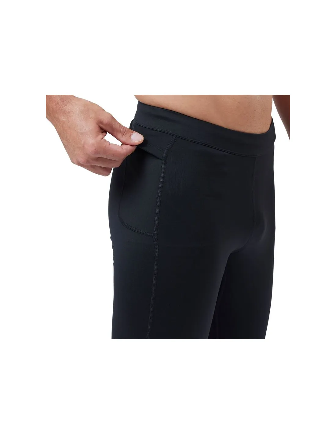 Leggings de Running Collant Odlo Essential Warm Homme Noir