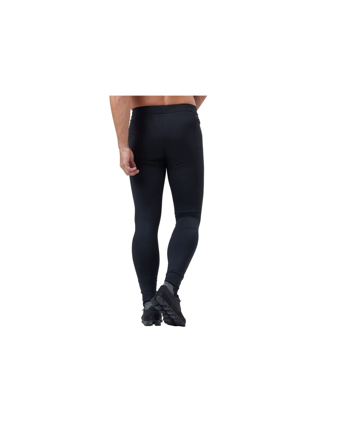 Leggings de Running Collant Odlo Essential Warm Homme Noir