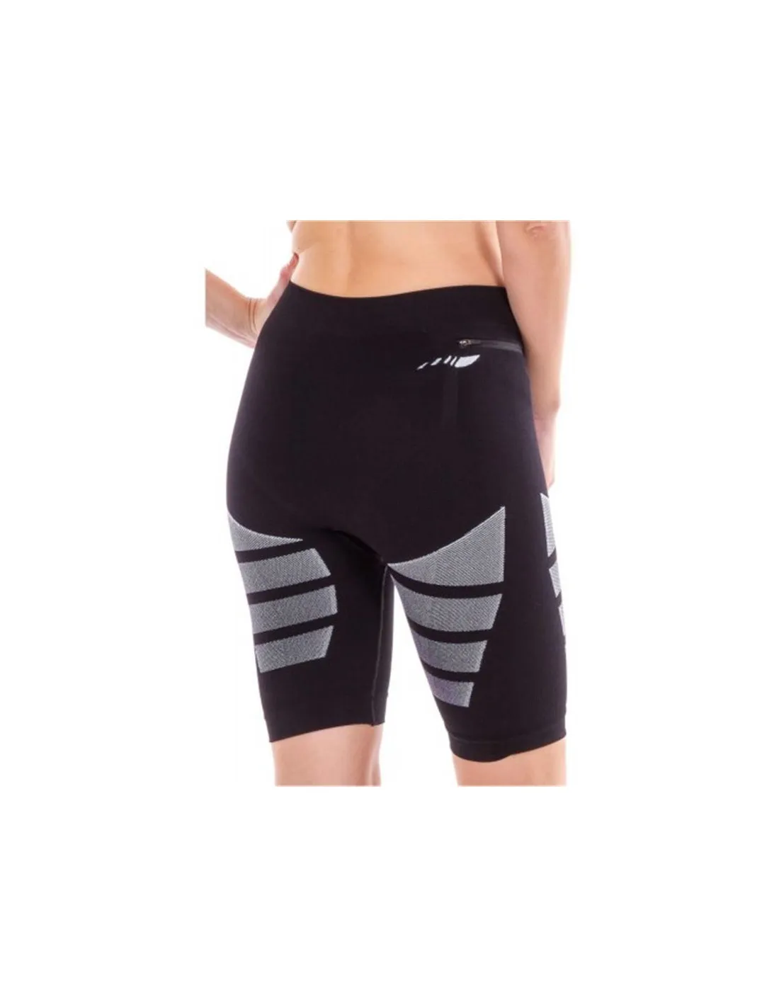 Leggings de running Medilast Short de compression Gris