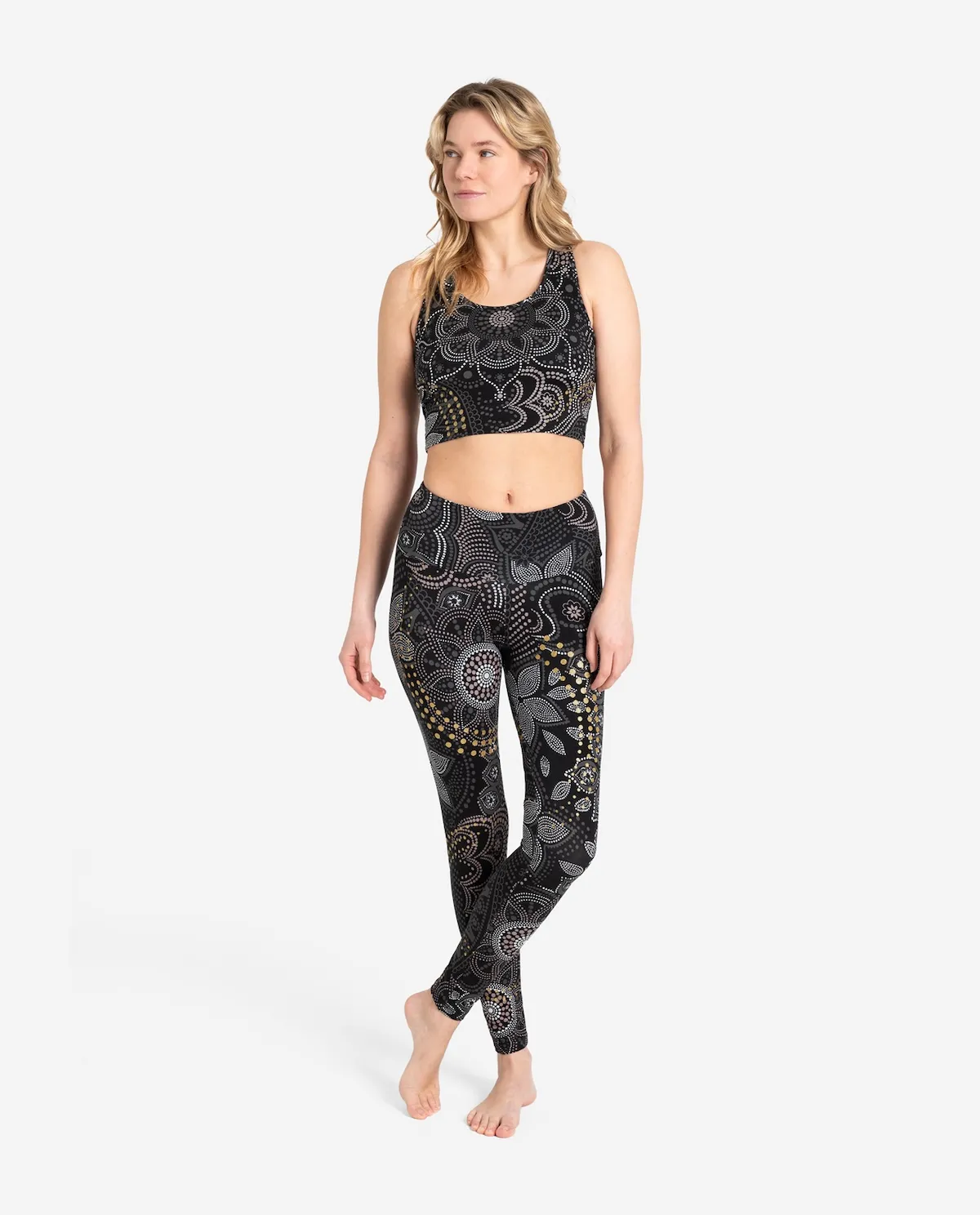 Leggings Maui Black Nature ⋆ Bella Green ⋆ Nachhaltige Mode