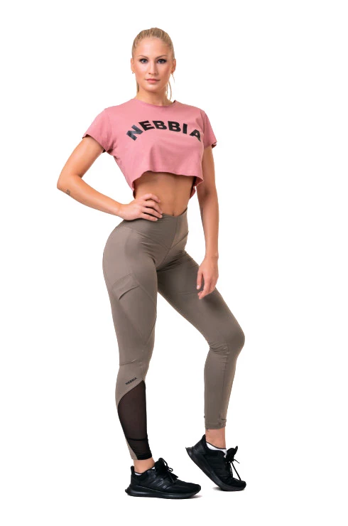 Leggings pour femme Nebbia  Fit & Smart leggings high waist mocha