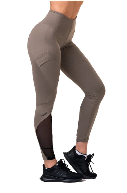 Leggings pour femme Nebbia  Fit & Smart leggings high waist mocha