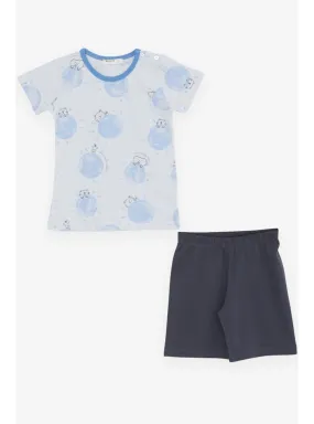 Light Blue - Boys` Pyjamas