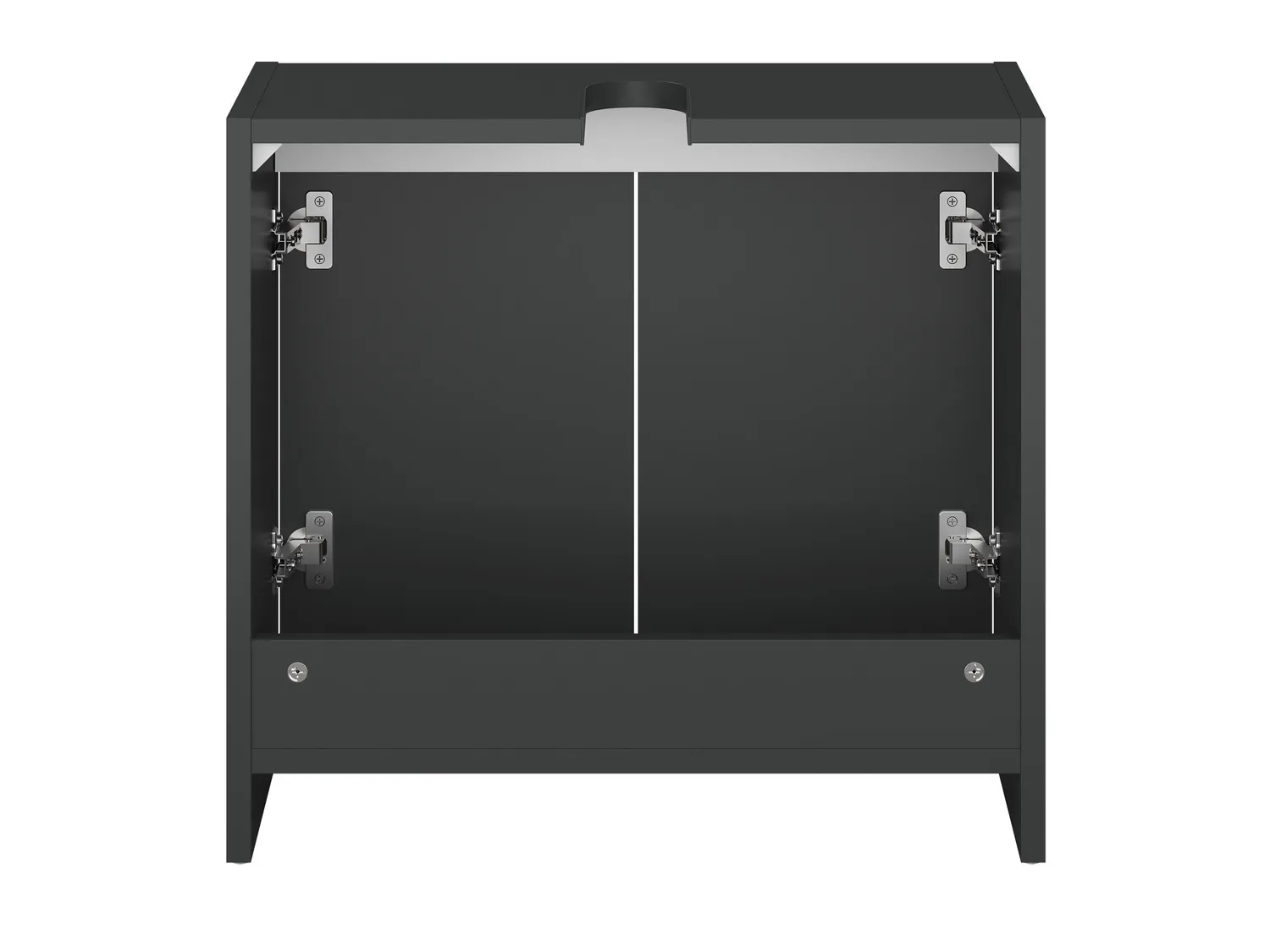 LIVARNO home Meuble sous-vasque Oslo, 60 x 55 x 28 cm, anthracite