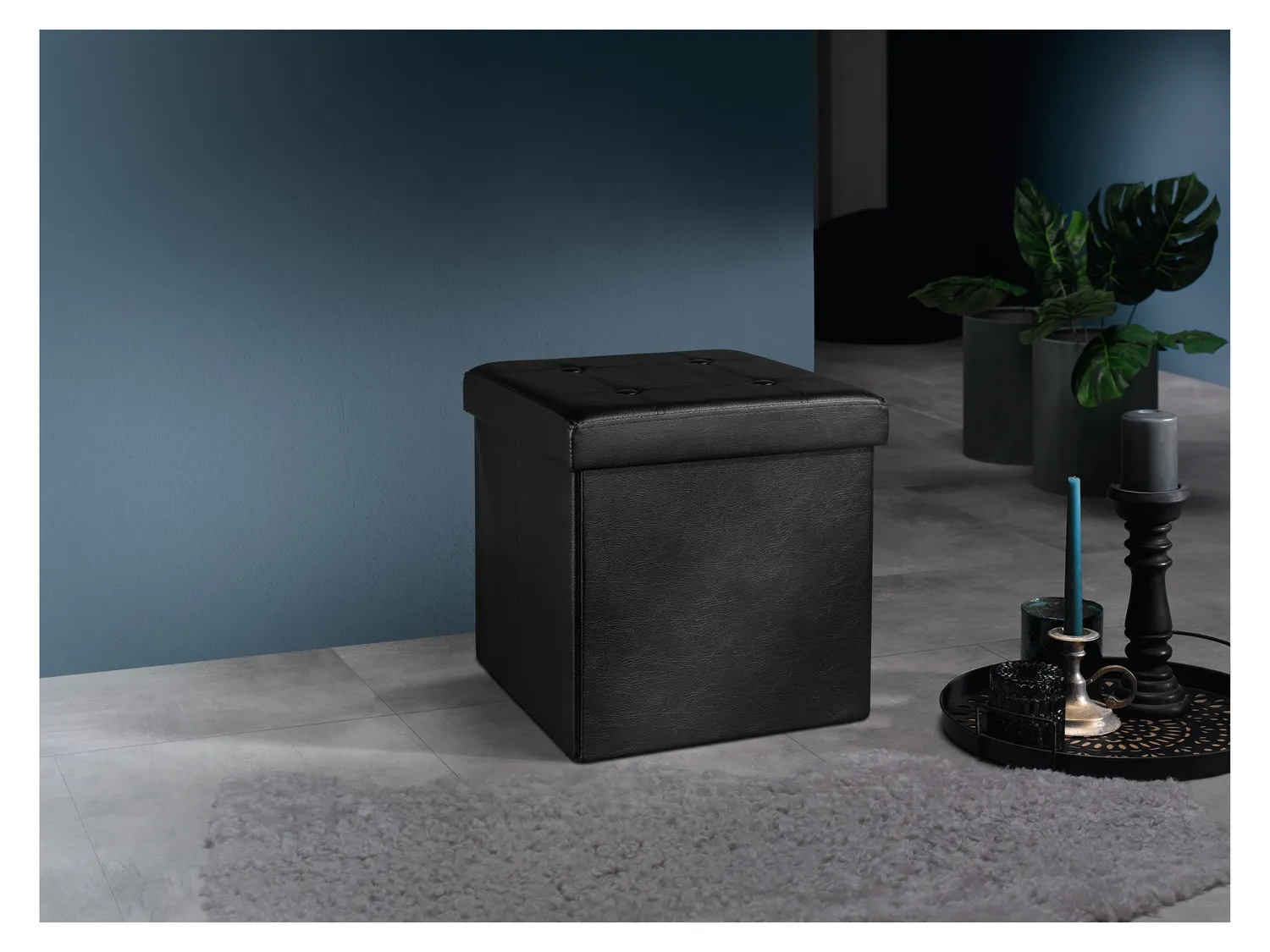 LIVARNO home Pouf coffre, 47 L
